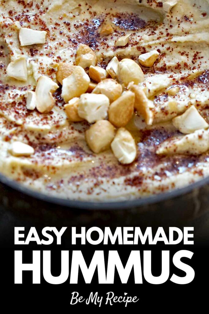 easy homemade hummus recipe