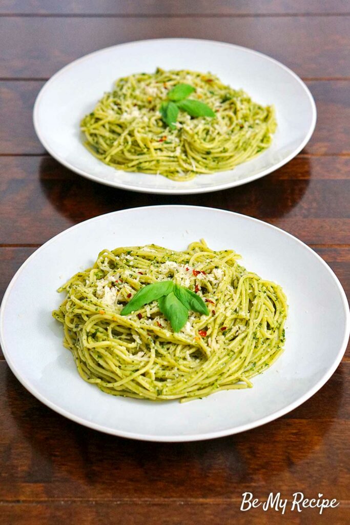 Dishes to make with pesto - pesto pasta