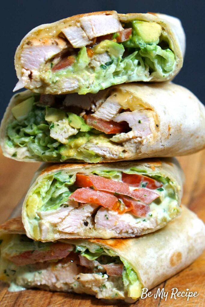 Creamy Grilled Chicken Wrap Recipe