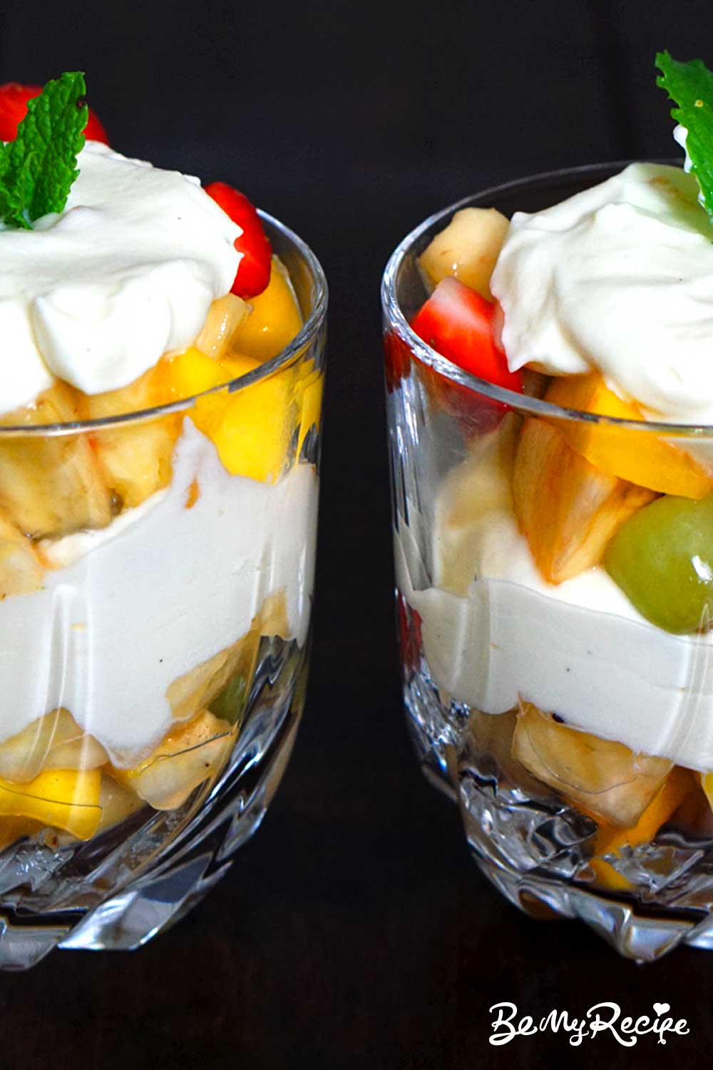 Simple and Refreshing Fruit Salad Recipe (with Lemon Ricotta Mousse)