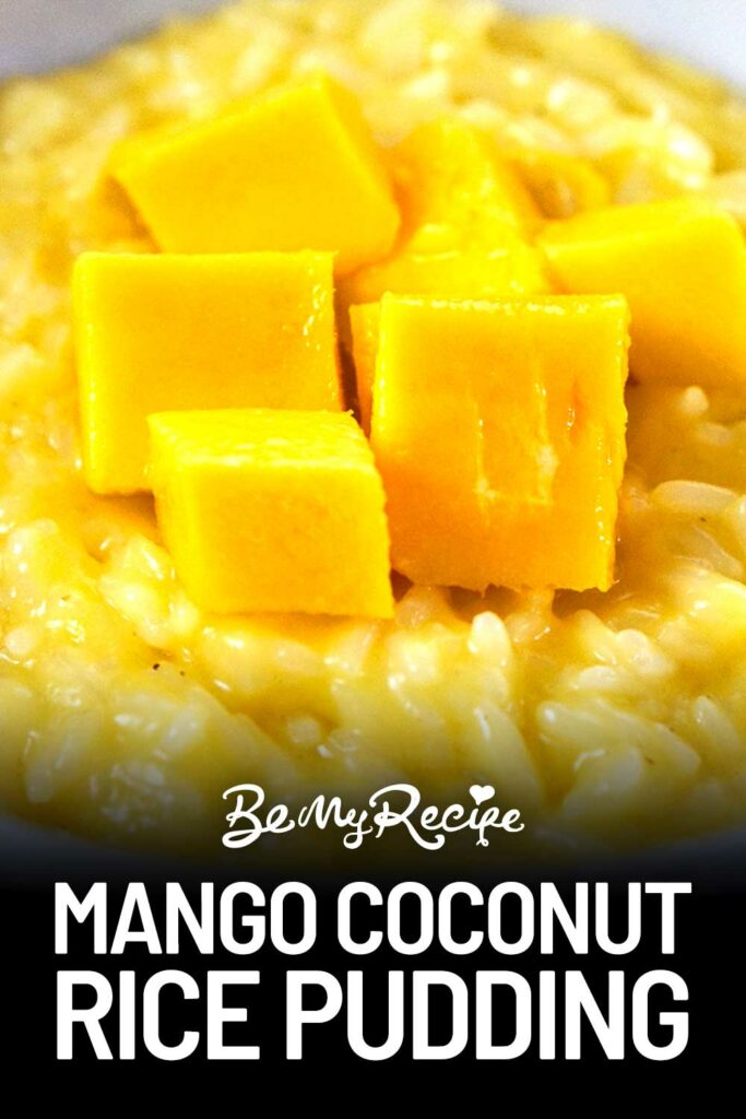 Mango Coconut Rice Pudding (pin).