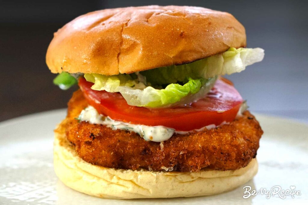 Crispy fish burger

