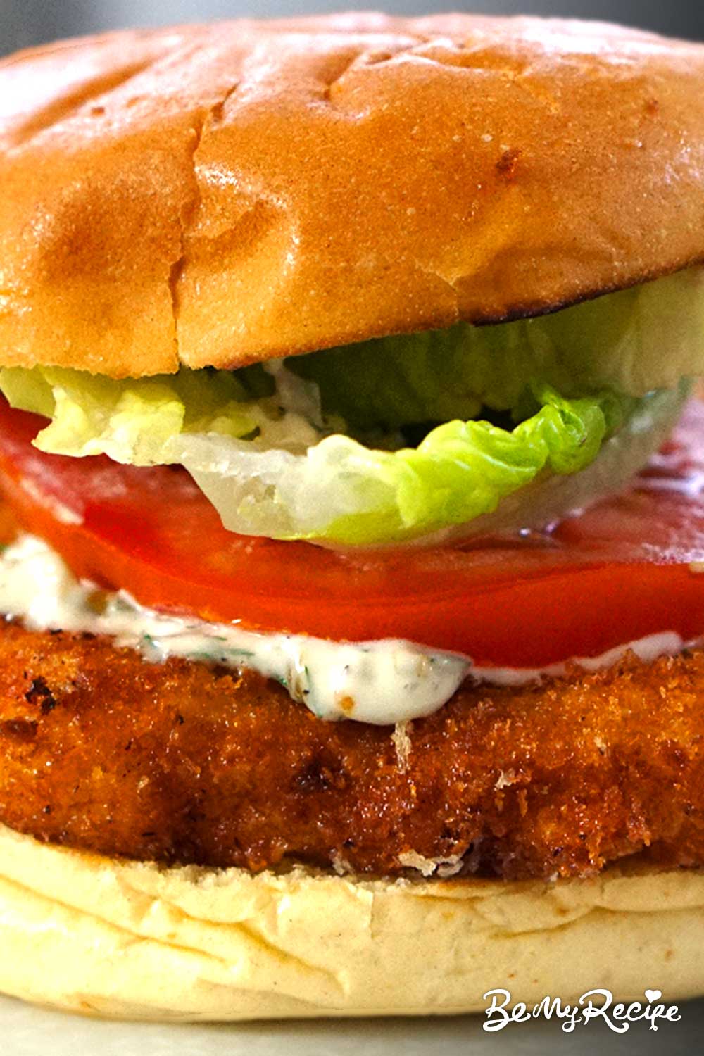 Crispy Fish Burger Recipe