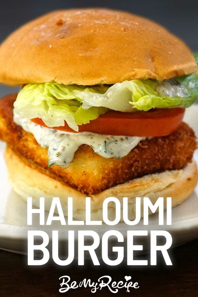 Halloumi Burger (pin)