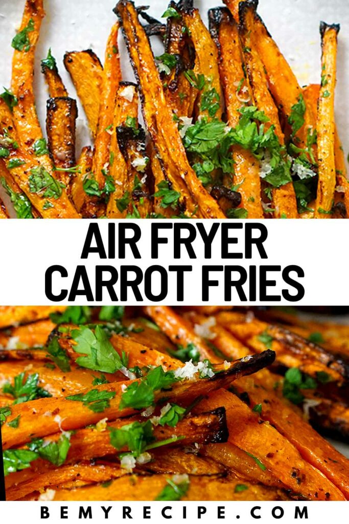 Air Fryer Carrot Fries with Parmesan