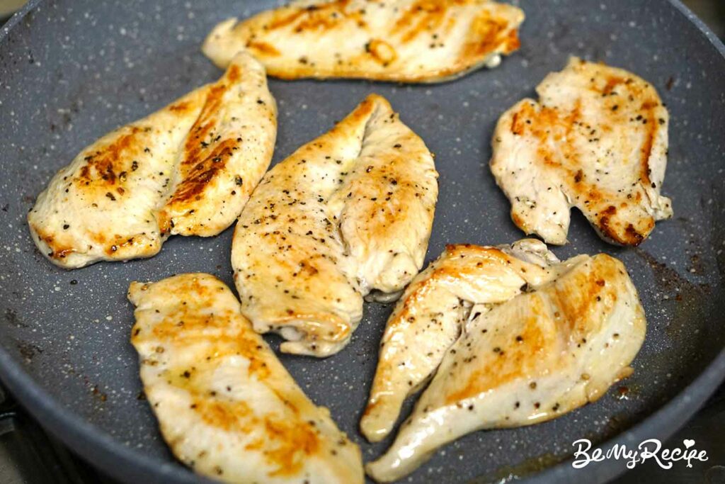 Grilled/pan-fried chicken.