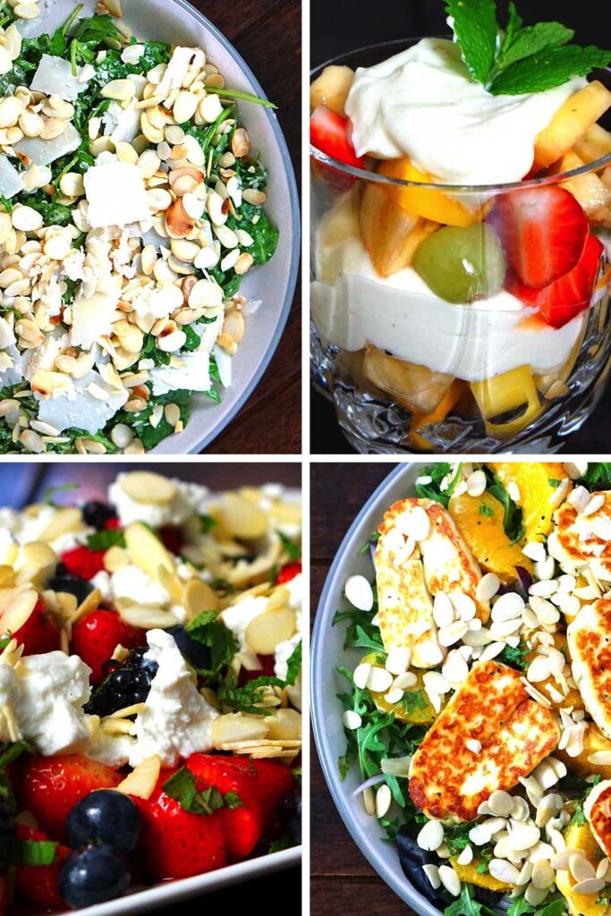 Salad recipes (four salads)