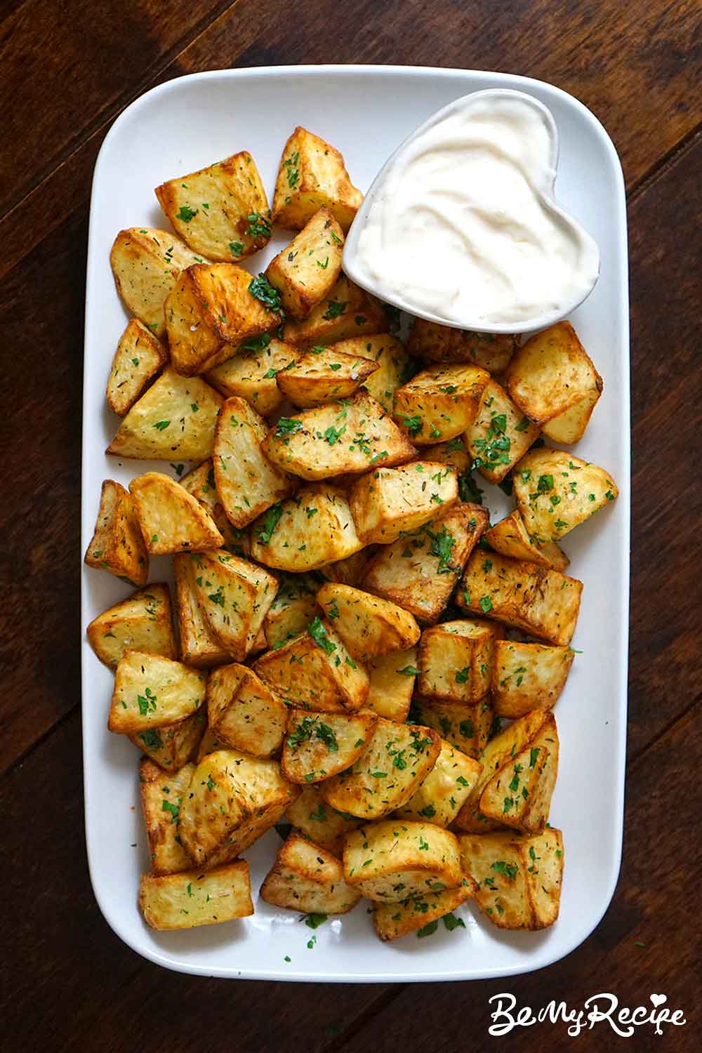 Air Fryer Potato Bites with ‘Cheat’ Lemon Aioli